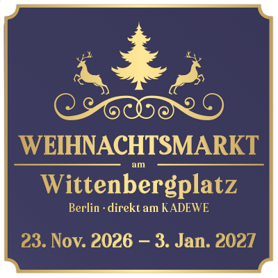 Weihnachtsmarkt am Wittenbergplatz · 23. November 2026 – 3. Januar 2027